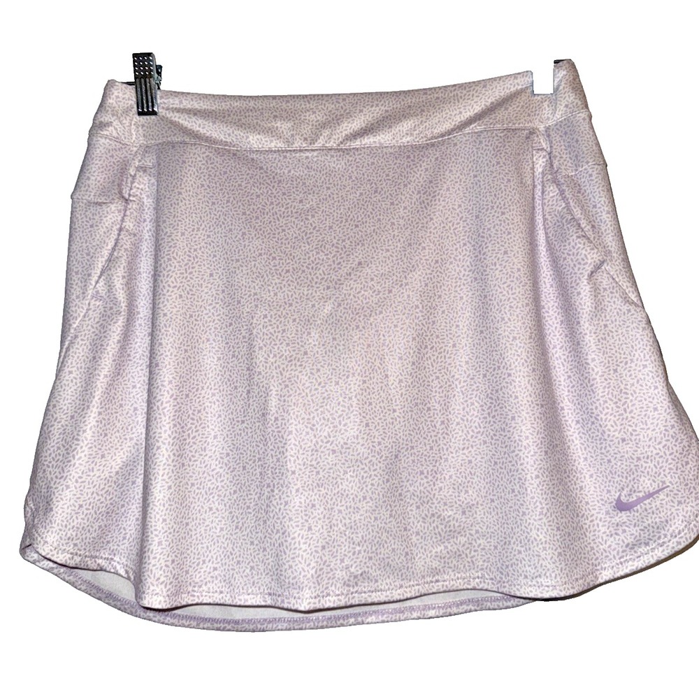 Nike Dri-Fit Skort‎ Women's XL - Purple Speckle Print Athletic Tennis Golf
